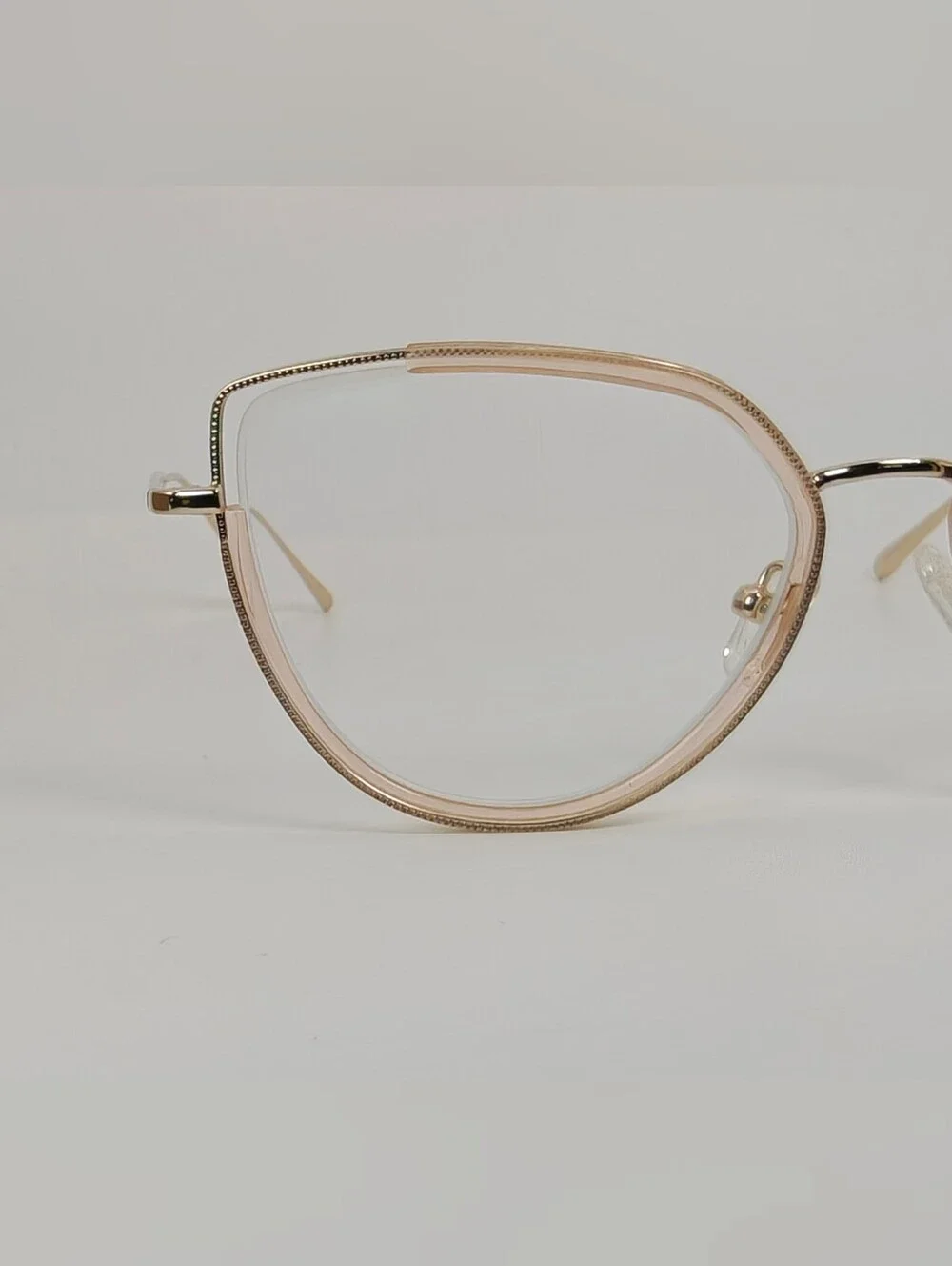 Koyo. Gold Rim Cat-Eye Glasses - Women's Fashion Accessory